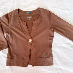 Lolè Brown Cardigan.